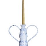 English Delftware Candlestick 4 | Emily Mitchell