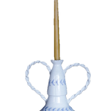 English Delftware Candlestick 5 | Emily Mitchell