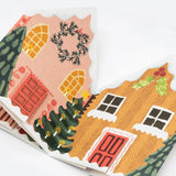 Card | Christmas Houses Concertina Card