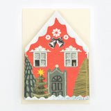 Card | Christmas Houses Concertina Card