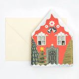 Card | Christmas Houses Concertina Card