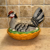 Hen | Antique Staffordshire Hen on Nest