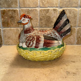 Hen | Antique Staffordshire Hen on Nest