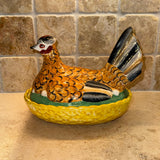 Hen | Antique Staffordshire Hen on Nest