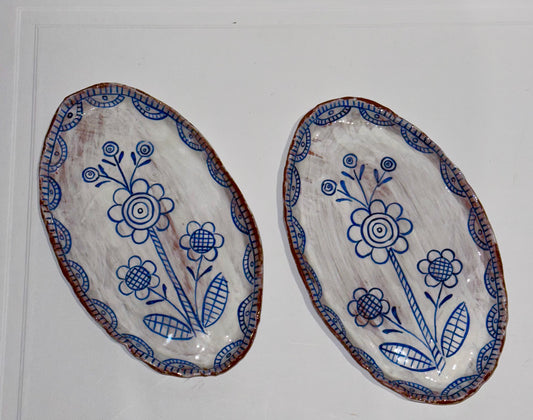 Didem Firat Pair of Oval Dishes