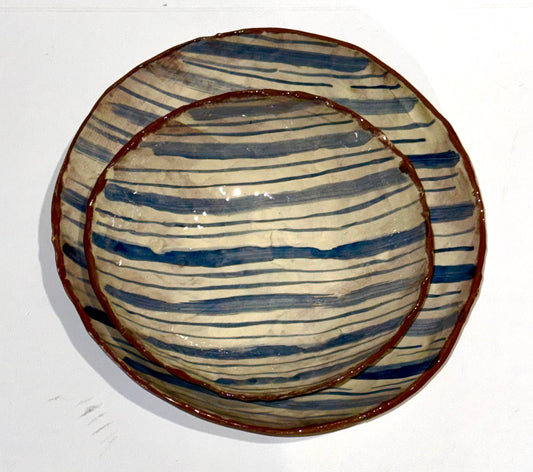 Didem Firat Pair of Striped Bowls