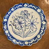 Laura Winstone Floral Border Plate