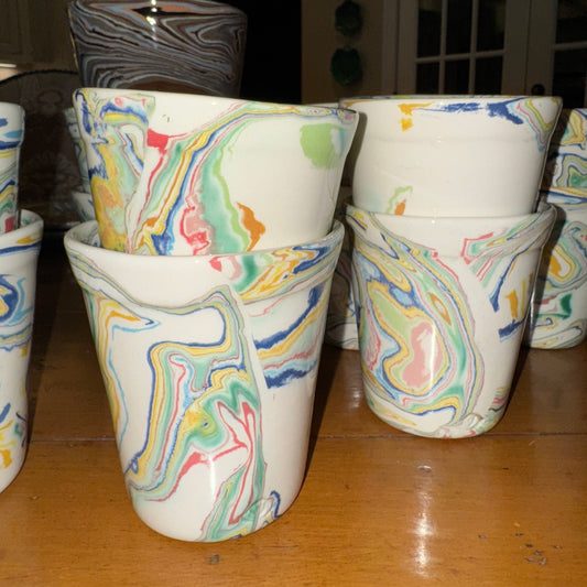 French Marbled Tumblers