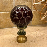 Italian Finial - Aubergine