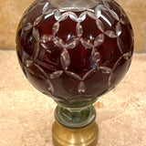 Italian Finial - Aubergine