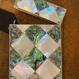 Antique Mother of Pearl and Abalone Card Case