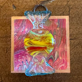 Acrylic Paper-backed Frame with Murano Glass Candy