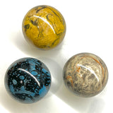 Paperweights by Globemaker Julia Forte MUSTARD 2