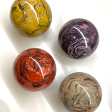 Paperweights by Globemaker Julia Forte MUSTARD 2