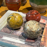 Paperweights by Globemaker Julia Forte EARTH TONES 4