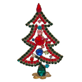 Czech Rhinestone Christmas Tree