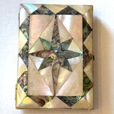 Antique Mother of Pearl and Abalone Card Case