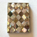 Antique Mother of Pearl and Abalone Card Case