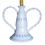 English Delftware Candlestick 5 | Emily Mitchell