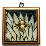 Wooden Frame with Grande Bee on Coromandel