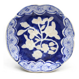 Ceramic Blue Floral Plate | Francesca Kaye