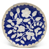 Ceramic Blue Floral Plate | Francesca Kaye