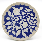 Ceramic Blue Floral Plate | Francesca Kaye