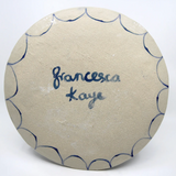 Ceramic Blue Floral Plate | Francesca Kaye