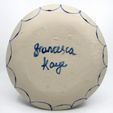 Ceramic Blue Floral Plate | Francesca Kaye