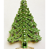 Czech Rhinestone Christmas Tree