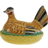 Hen | Antique Staffordshire Hen on Nest