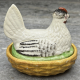 Hen | Antique Staffordshire Hen on Nest