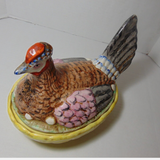 Hen | Antique Staffordshire Hen on Nest