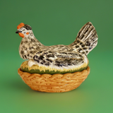 Hen | Antique Staffordshire Hen on Nest