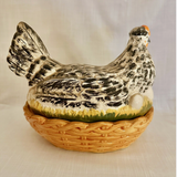 Hen | Antique Staffordshire Hen on Nest