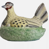 Hen | Antique Staffordshire Hen on Nest