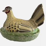 Hen | Antique Staffordshire Hen on Nest