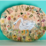 Amelia Tuttiett  One Swan a Swimming Platter