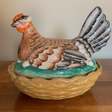 Hen | Antique Staffordshire Hen on Nest