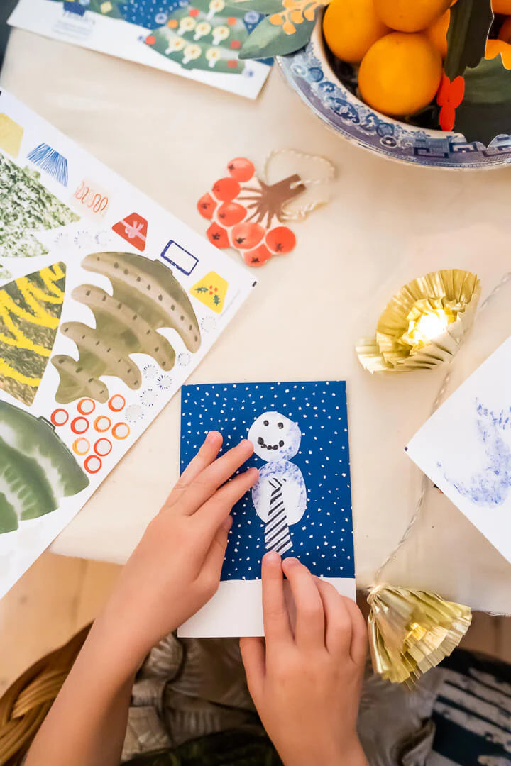 Card | Make Your Own Christmas Cards Snowman Set