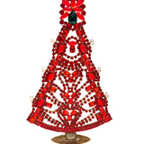 Czech Rhinestone Christmas Tree