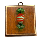 Wooden Frame with Murano Glass Candy